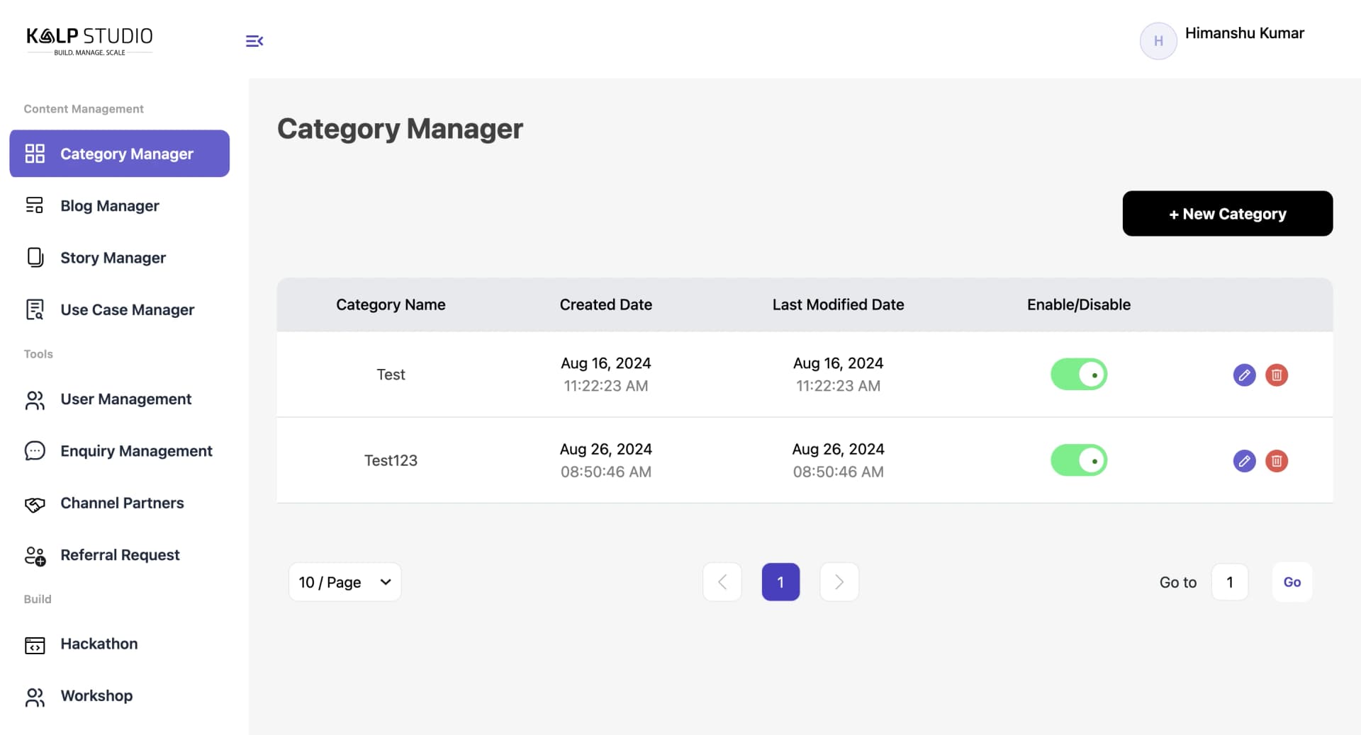 Kalp Studio CMS